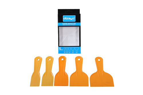 DİZAYN PLASTİK SPATULA 5 PARÇA 508